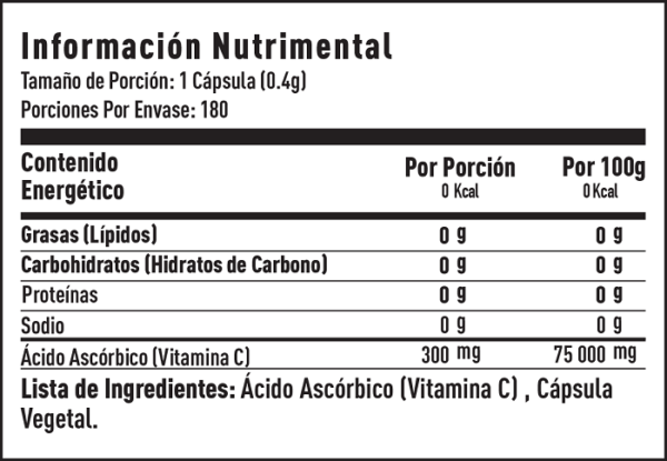 WELLNES Vitamina C 180 caps - Imagen 2