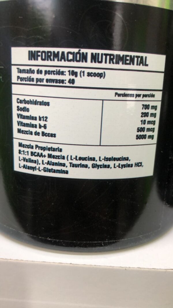 BLACKBEAR BCAA's  40 Servicios - Imagen 2