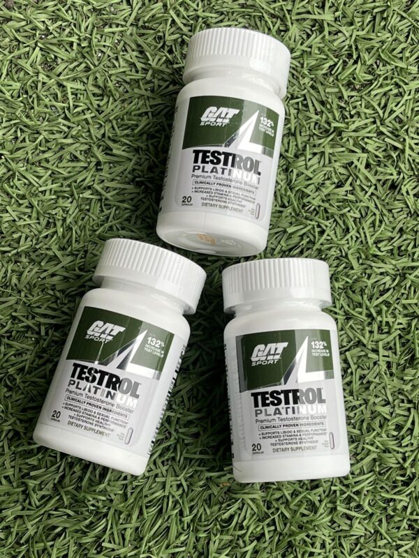 Gat Testrol Platinum 3PACK 20Tabletas C/U Booster Testosterona - Imagen 3