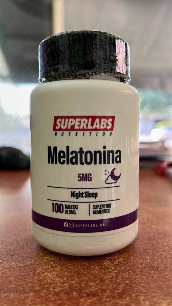 SUPERLABS MELATONINA 100 TABLETAS  5MG